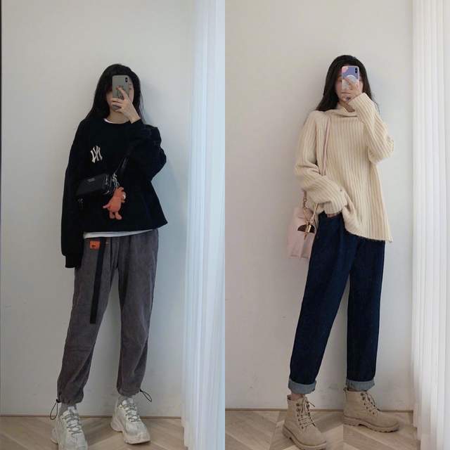 18套高个子女生的秋季穿搭,超实用超保暖超靓丽