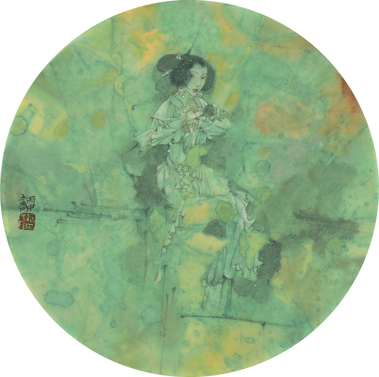 晕染出新境 画中有佳人——赏苏茂隆笔下的仕女图