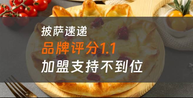 披萨速递加盟评分1.1,加盟支持不到位