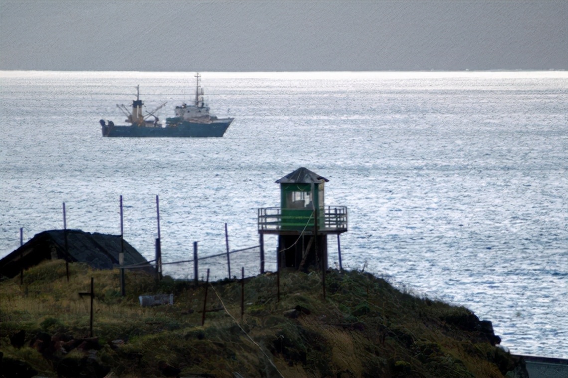 千岛群岛上的俄军哨所