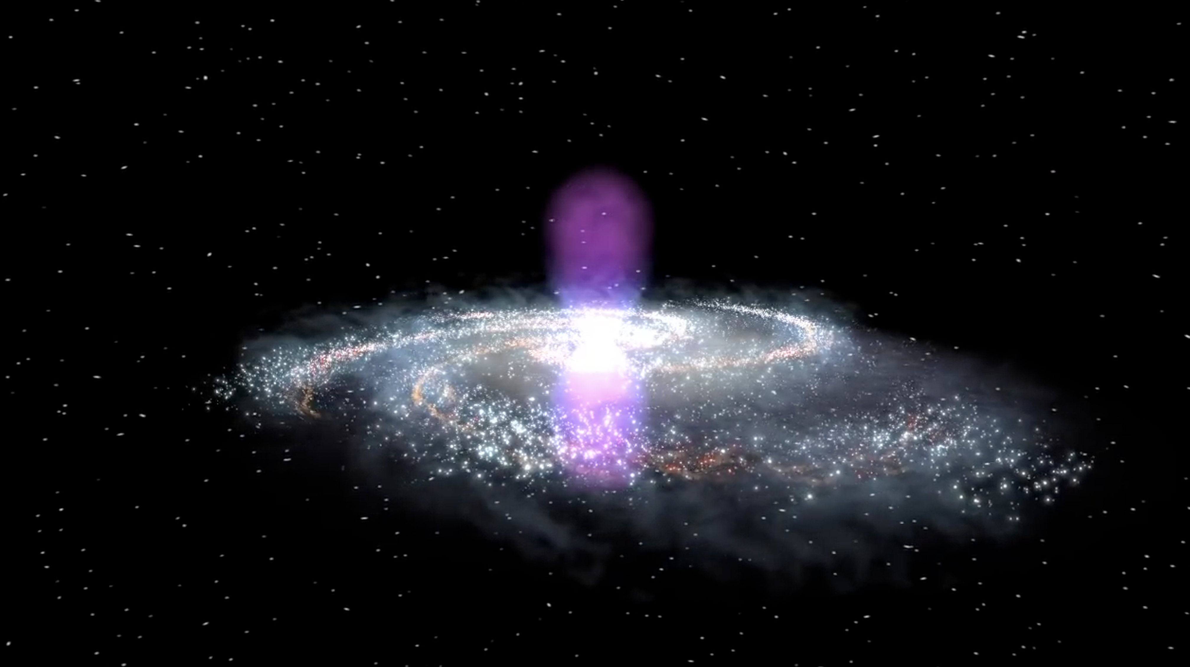 宇宙震撼现象揭秘:探索银河系的神秘费米气泡