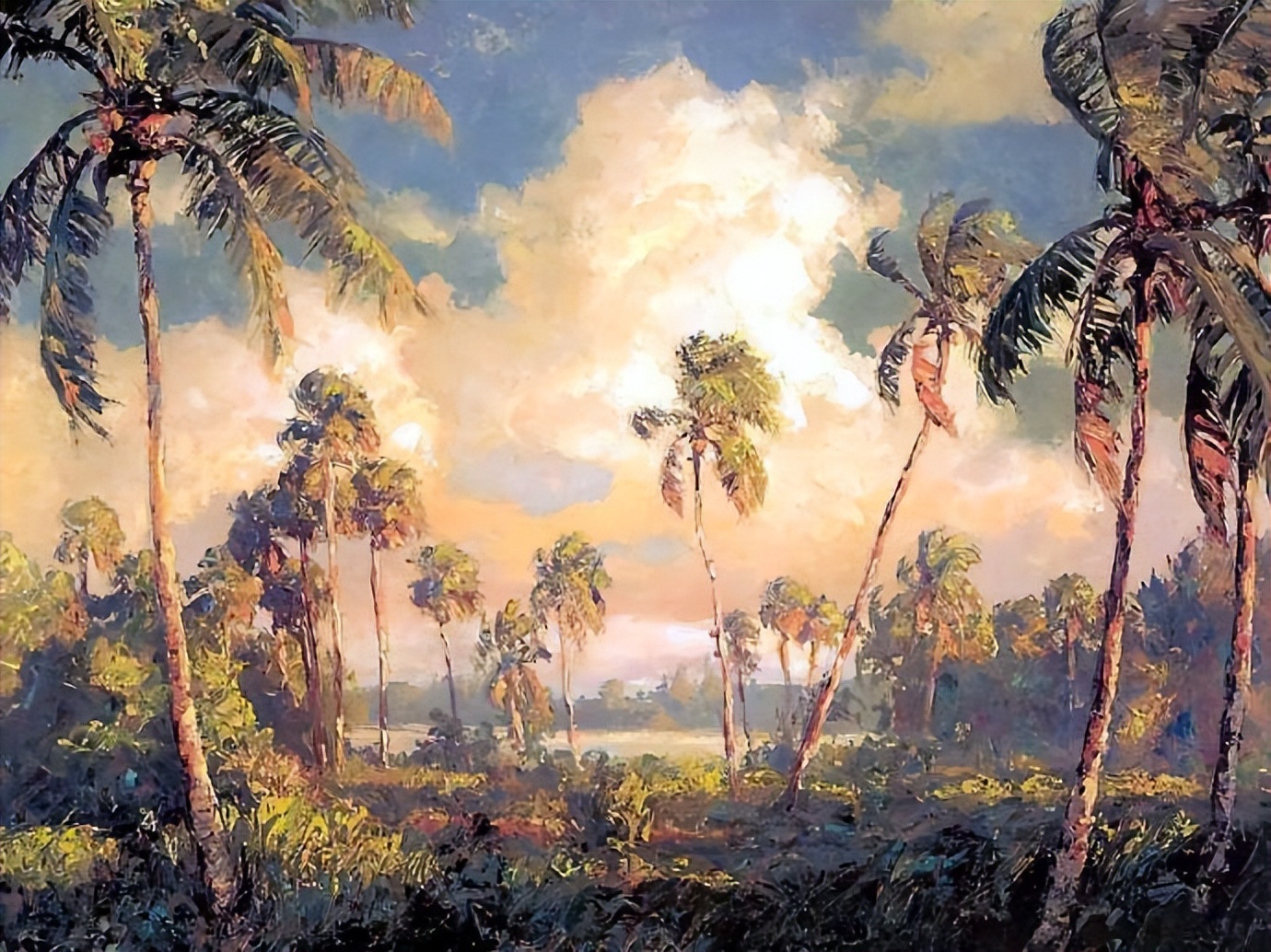 美国风景油画大师 阿尔伯特的风景油画作品欣赏 ︱艺术名画