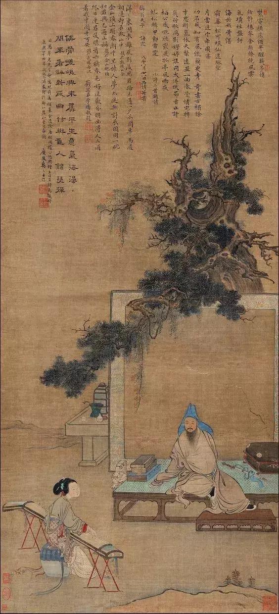 「津门网」湮没的画家丨清代宫廷画家禹之鼎作品欣赏