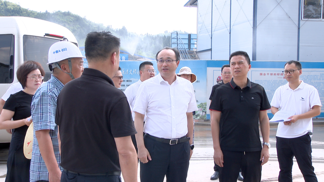 县委书记张光全深入部分重点项目建设现场调研项目建设情况
