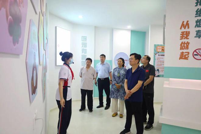 齐河县关工委主任赵常祥一行调研中医药文化进校园工作情况