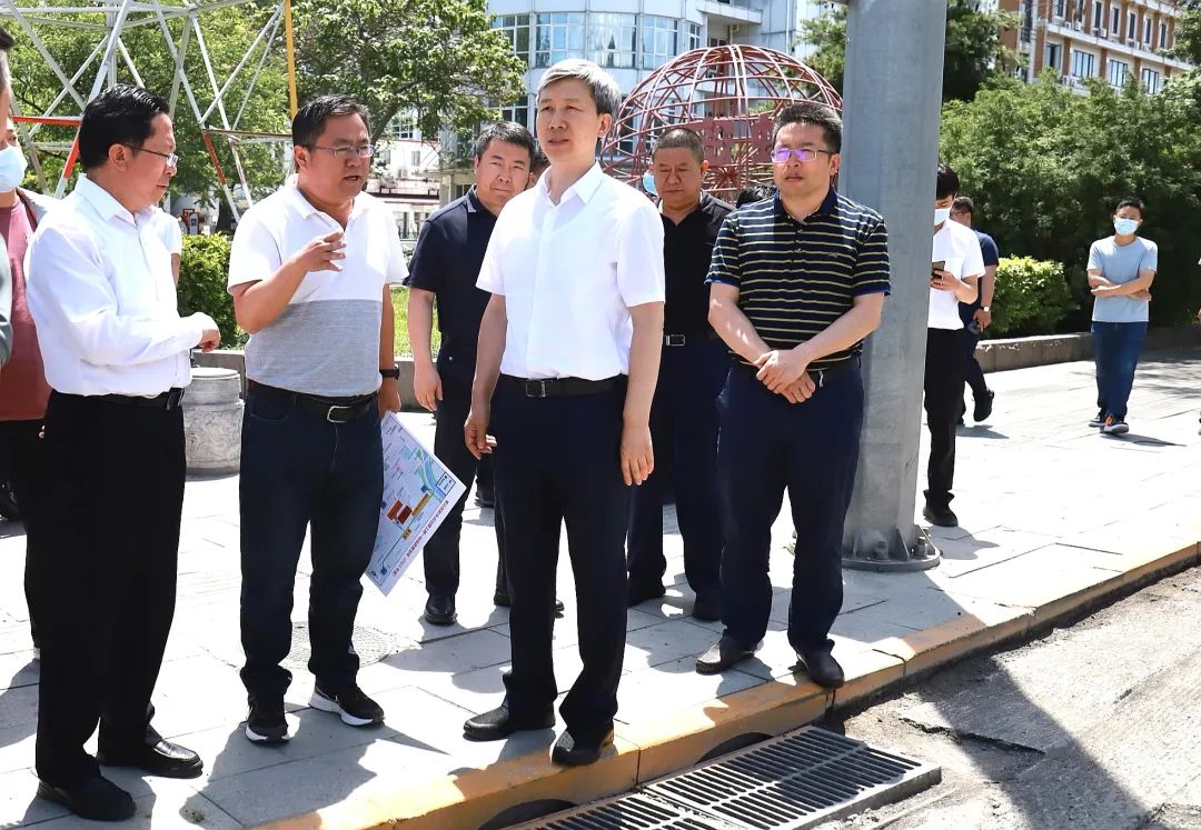 余卫国马新明检查防汛工作