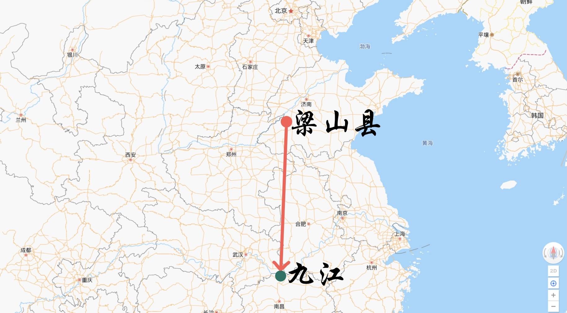 《水浒传》主要事件发生地汇总