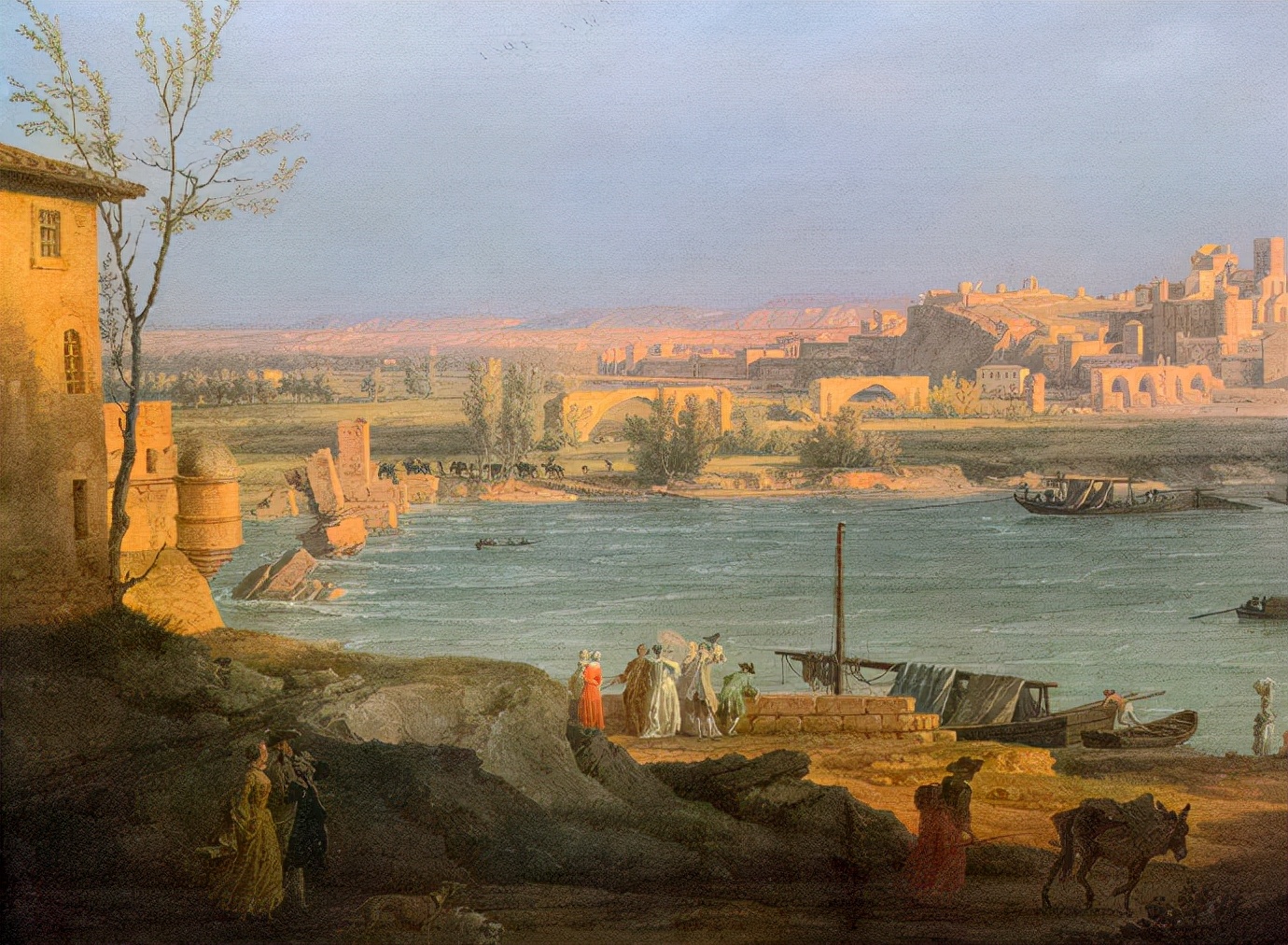 18世纪法国杰出的风景画大师,克洛德·约瑟夫·韦尔内油画欣赏