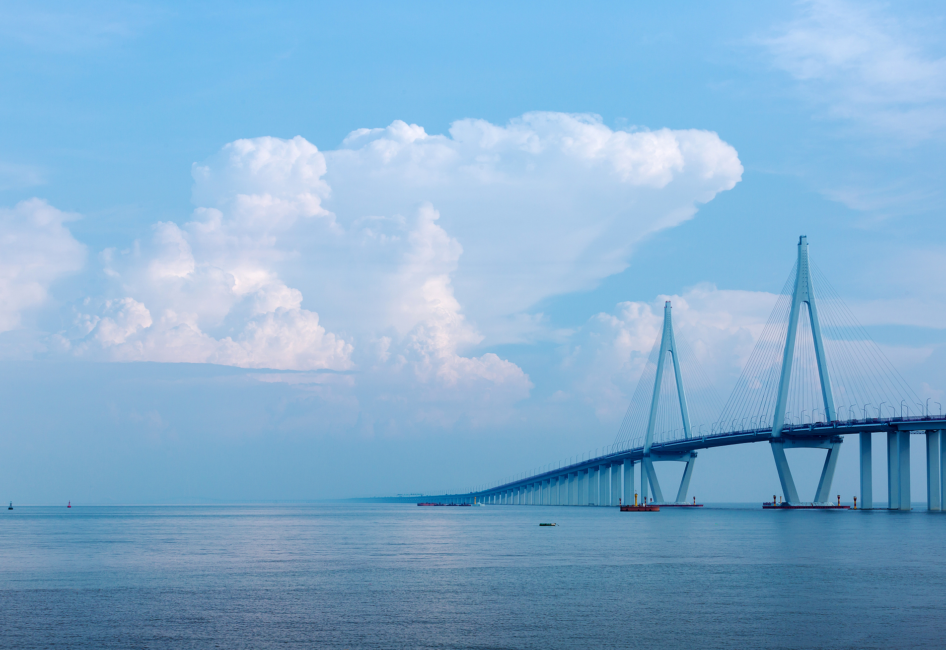 杭州湾跨海大桥北岸图片