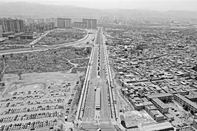 好消息!兰州北滨河路至仁寿山景区主干道全线试通车