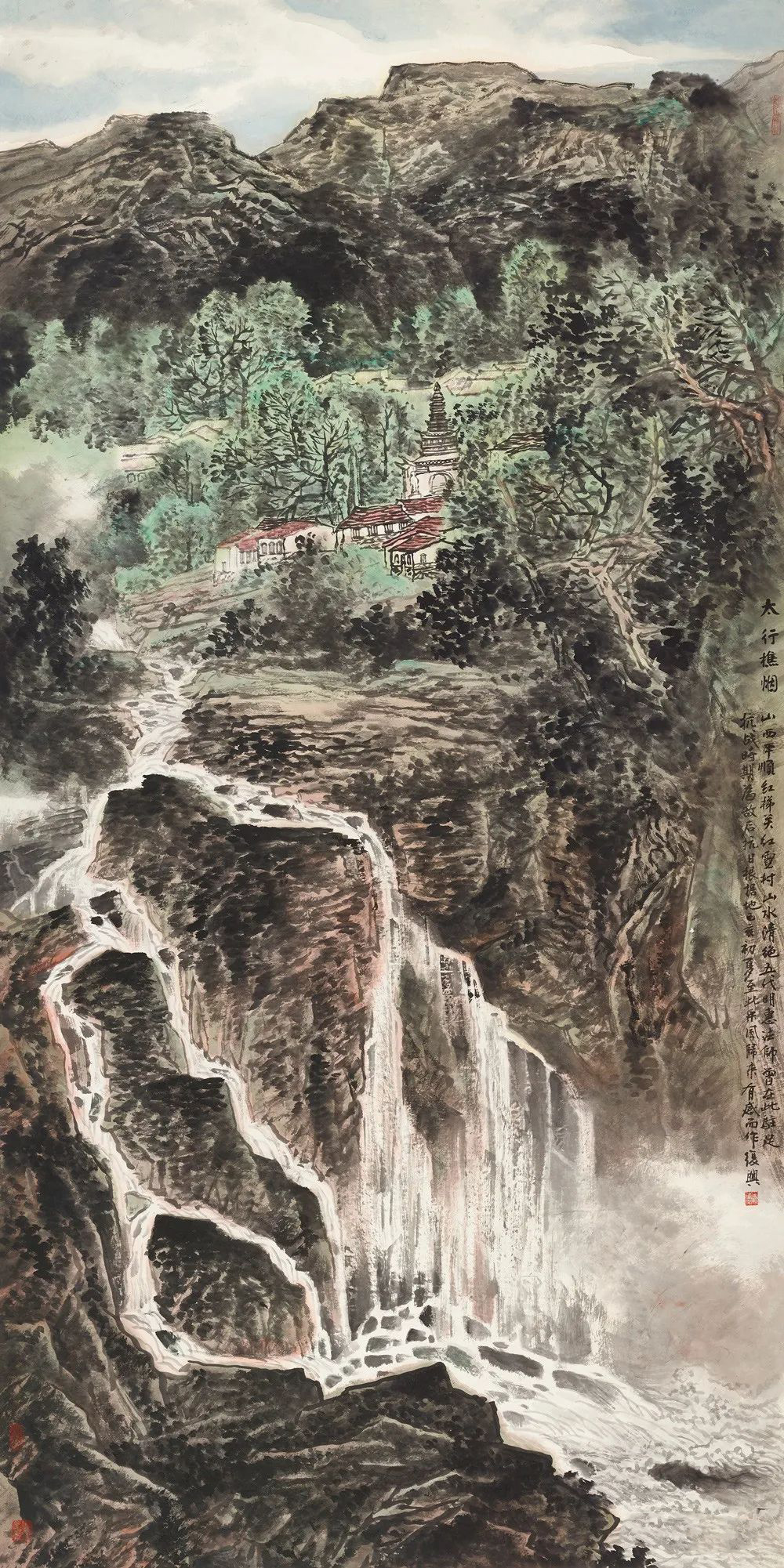 中国画学会荣誉副会长·张复兴「6尺整张」以上山水画作品欣赏