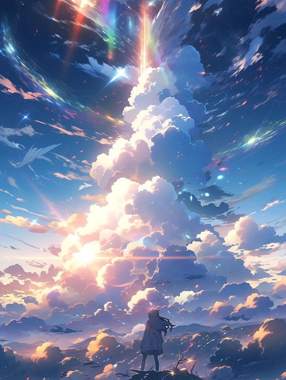 新海诚风|天空彩云 阳光天空美爆了!