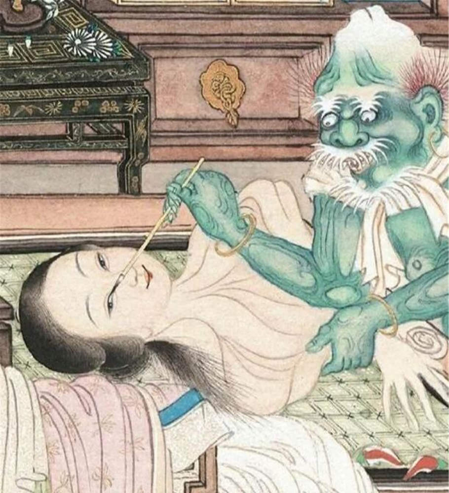 清朝一位无名画师,画出一幅聊斋女鬼图,多数人不敢在夜晚看