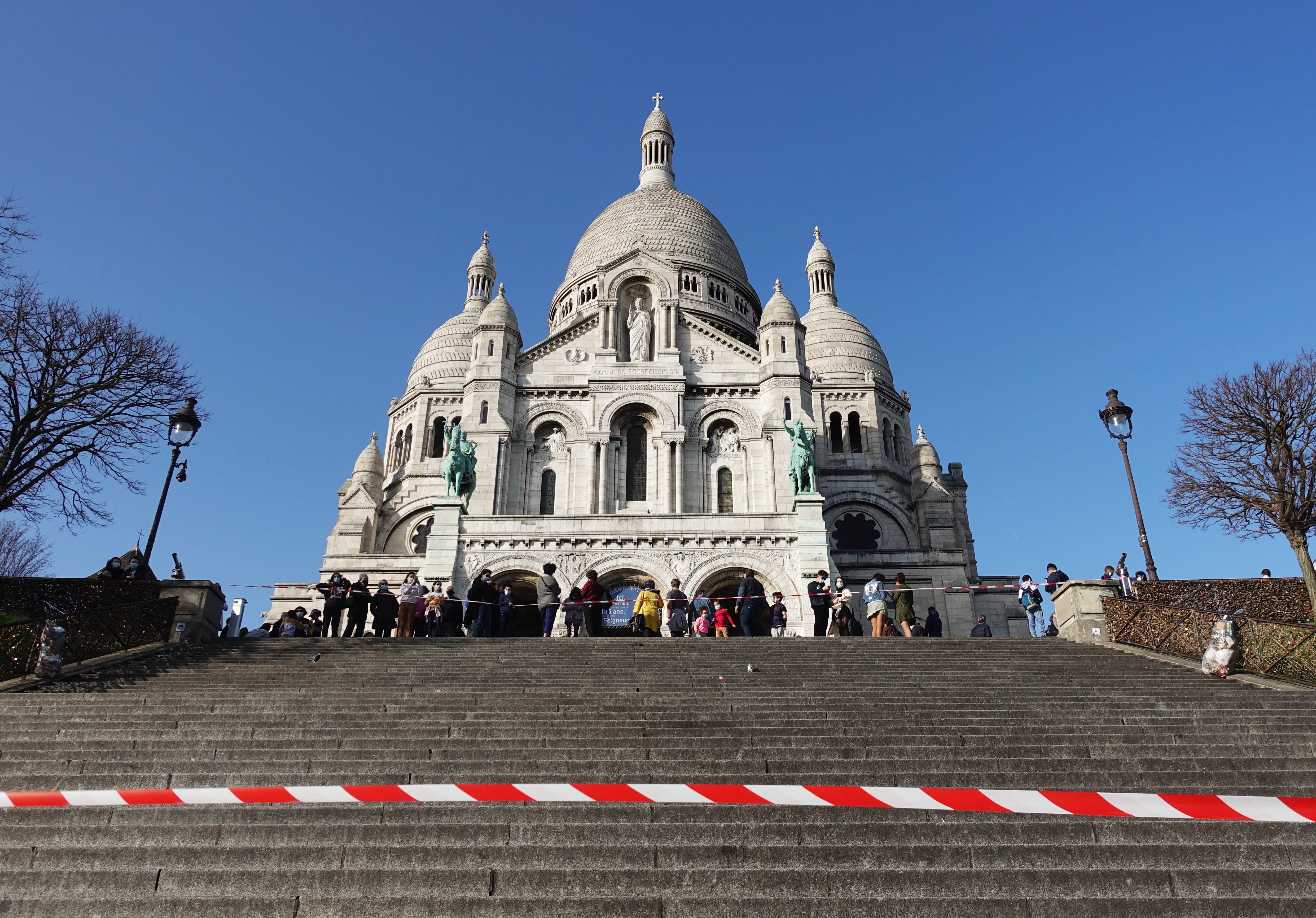 疫情下的法国巴黎蒙马特高地