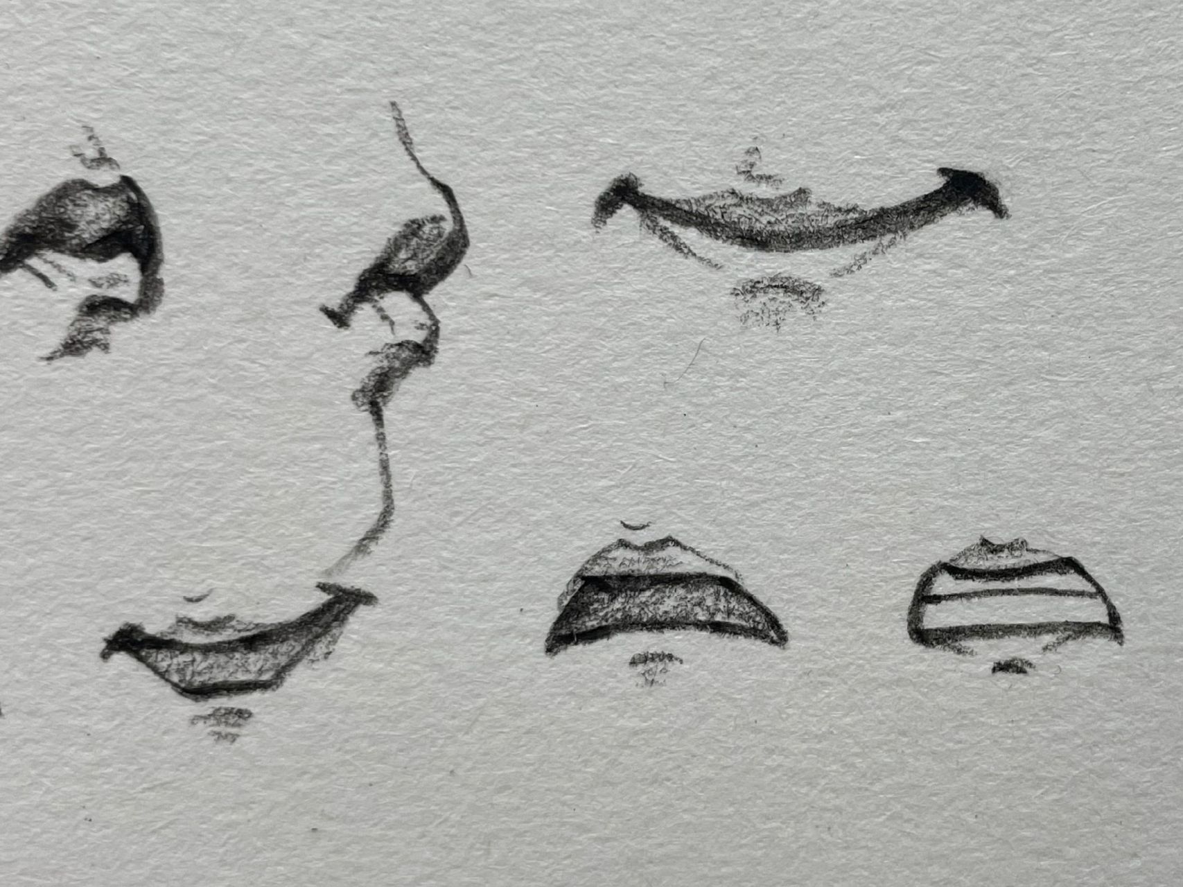 五官各角度合集 速写头部.如需转载请注明出处