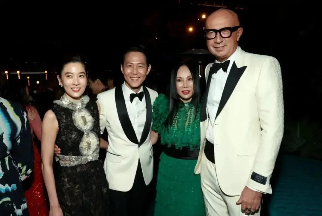 lv二儿媳首尔设宴,李富真和林世玲罕见同台,前姑嫂穿同色系比美