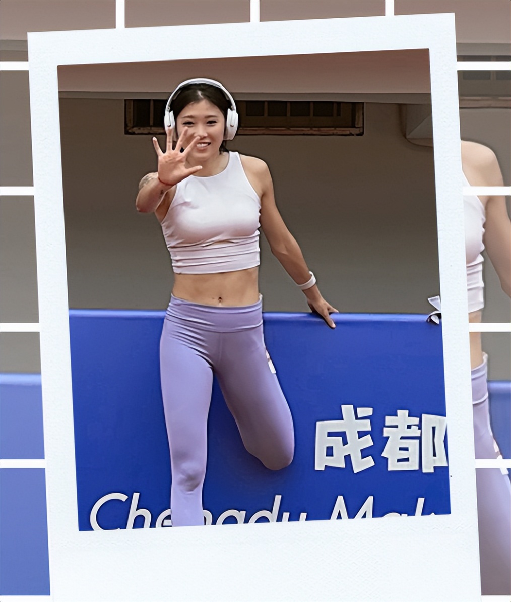 又美又飒!中国田径女神吴艳妮训练曝光:大运会冲冠,戴耳机真酷