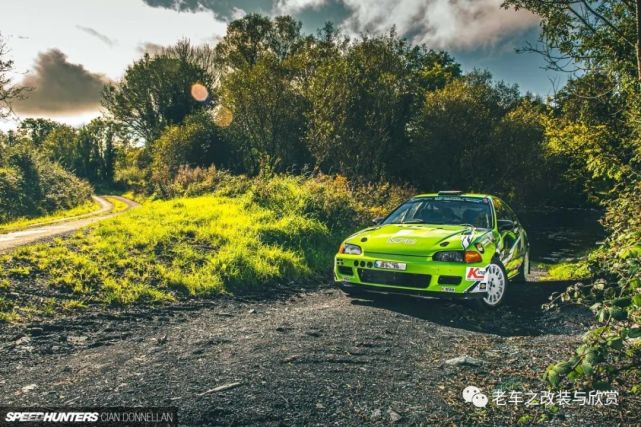 移植k20a的本田思域eg拉力赛车