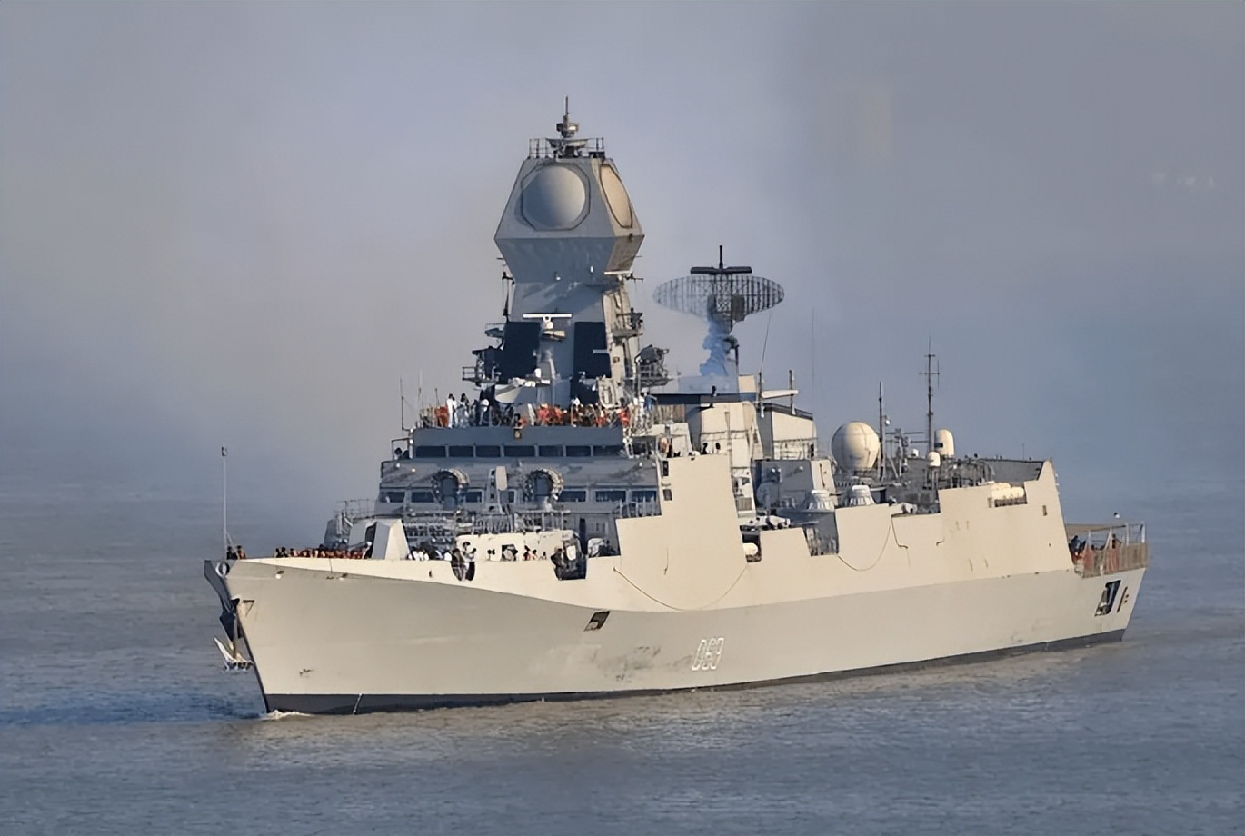 印度p15b二号舰交付,还比不上052c,唯一拿得出手的是布拉莫斯