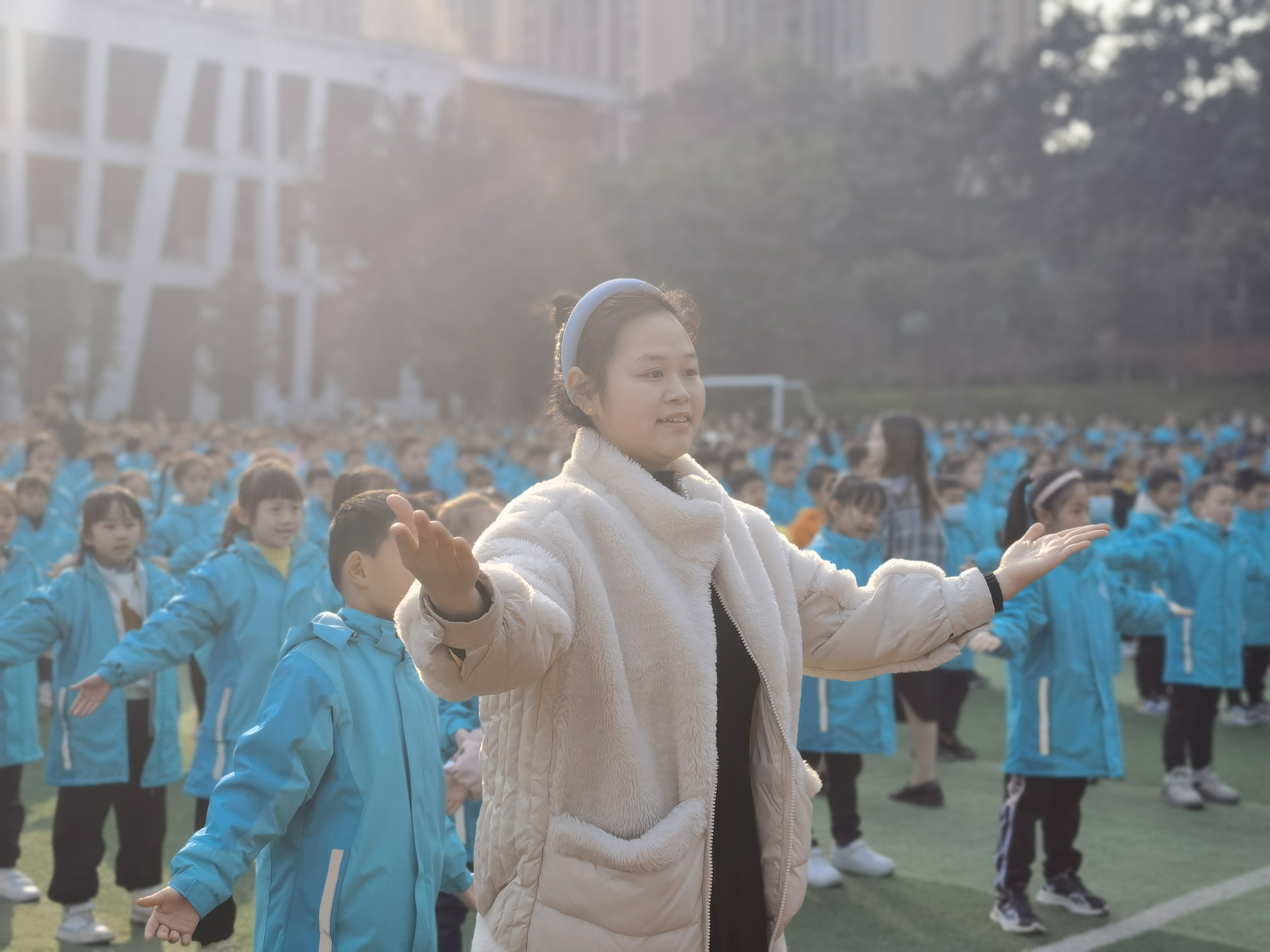 开学瞭望|大渡口区双山实验小学"向拼搏致敬"的开学典礼