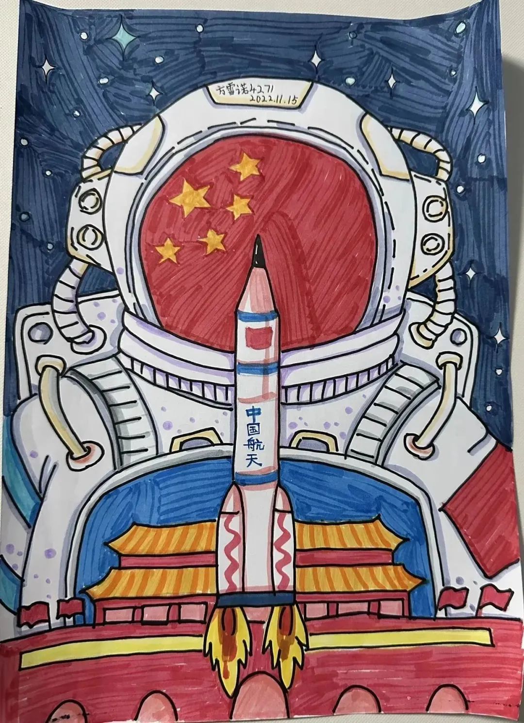 学习宣传贯彻党的二十大精神|童心向党 清源少年有"画"说