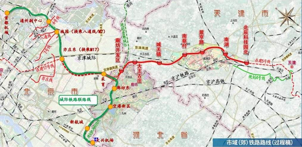 北京市郊铁路s6线路图图片