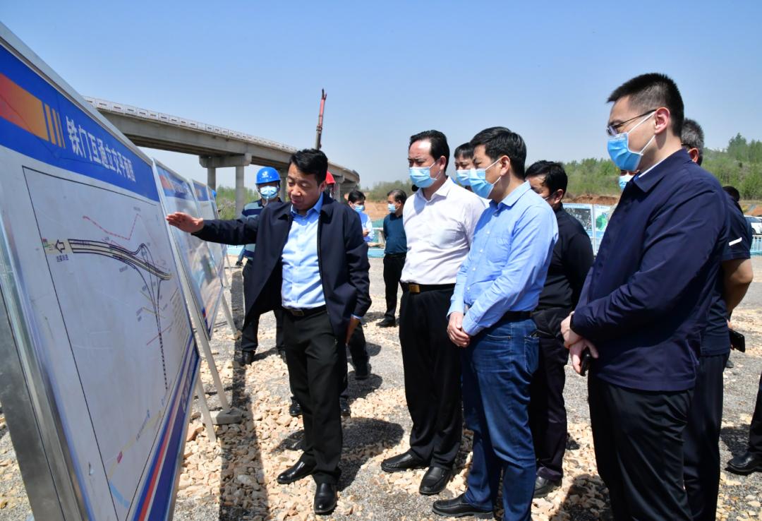 孙延文到新安调研督导重点交通项目建设情况