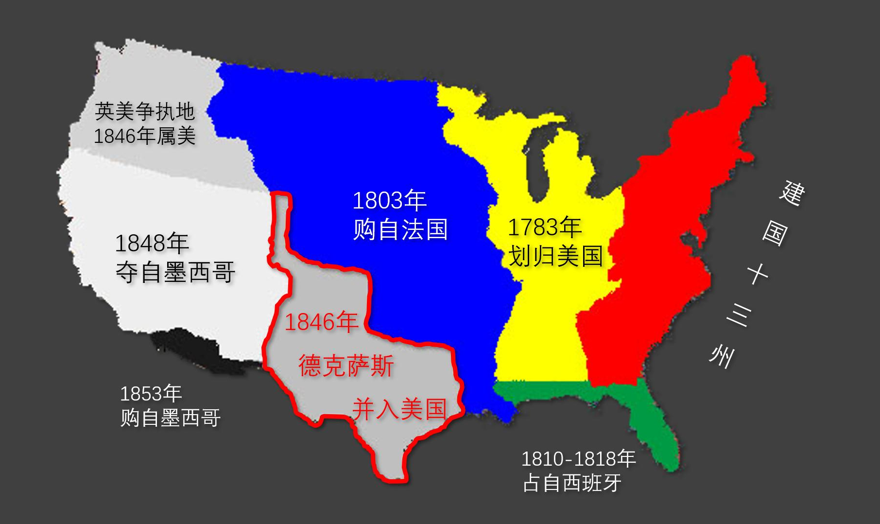 美国侵占墨西哥近半领土,恩怨完了?再过百年胜利者或是墨西哥