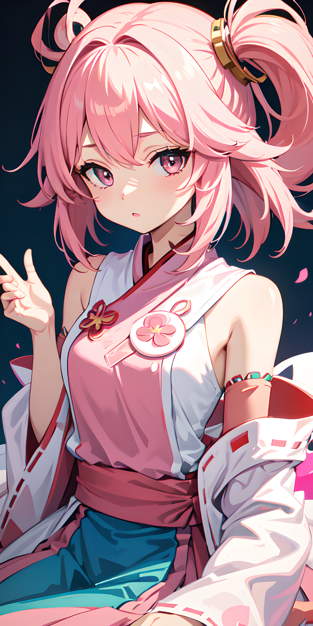 ai绘画:神秘的动漫世界里的少女,超清画质