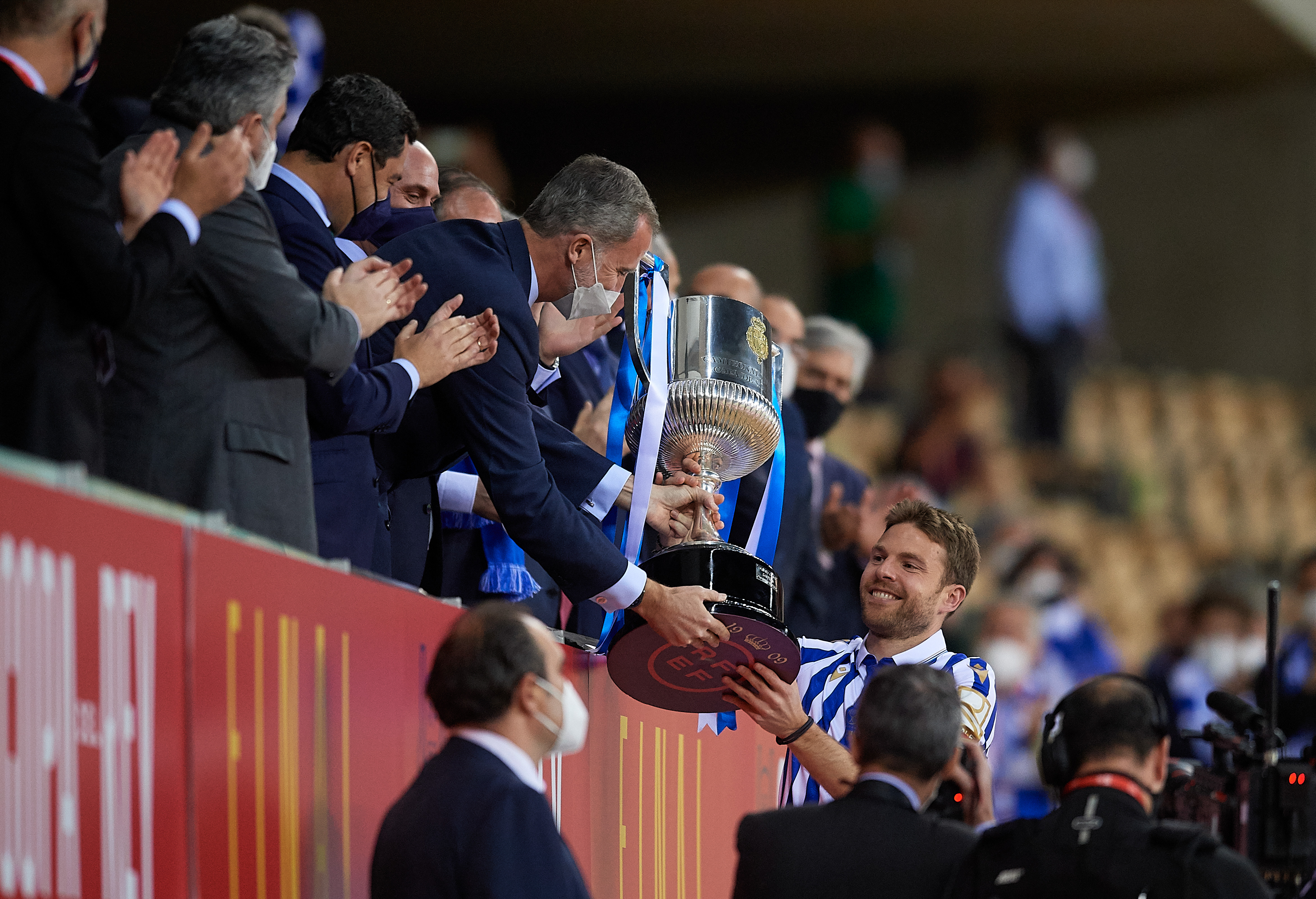 足球——国王杯:皇家社会夺得冠军