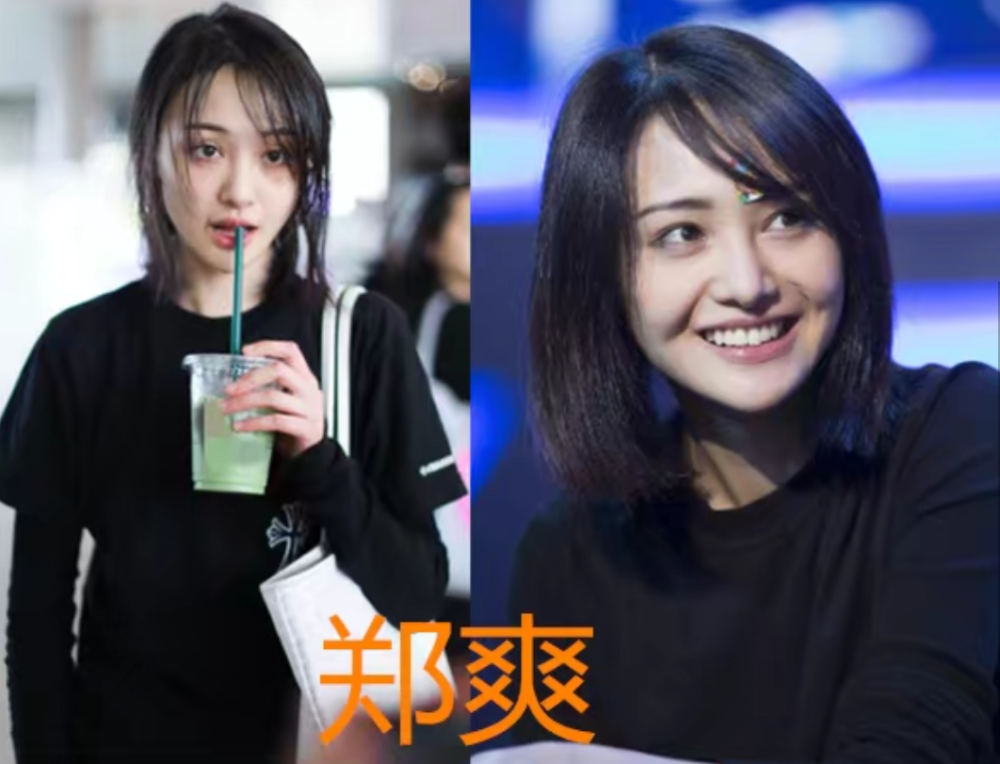 郑爽素颜录宣传视频,头发凌乱,看上去显老很多