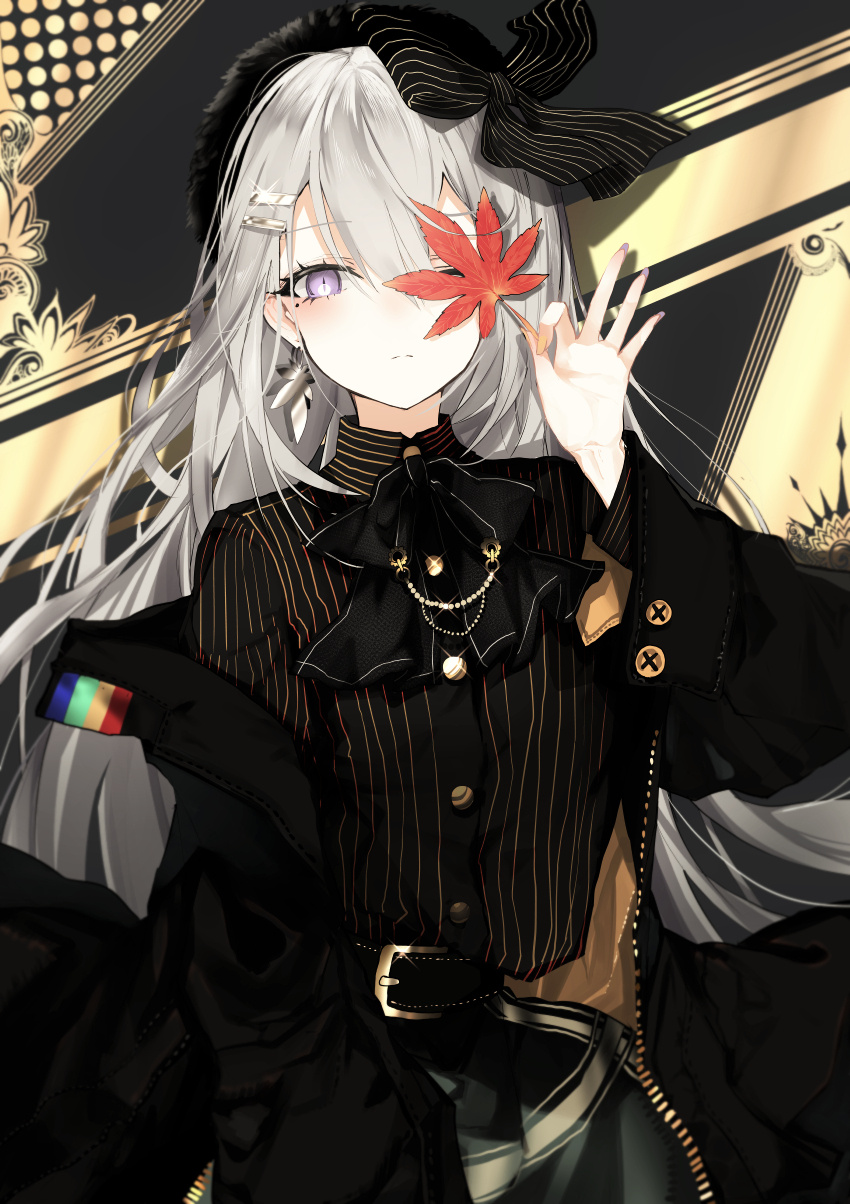 二次元美少女「第4期」银发jk!《彩虹社》樋口枫壁纸特辑