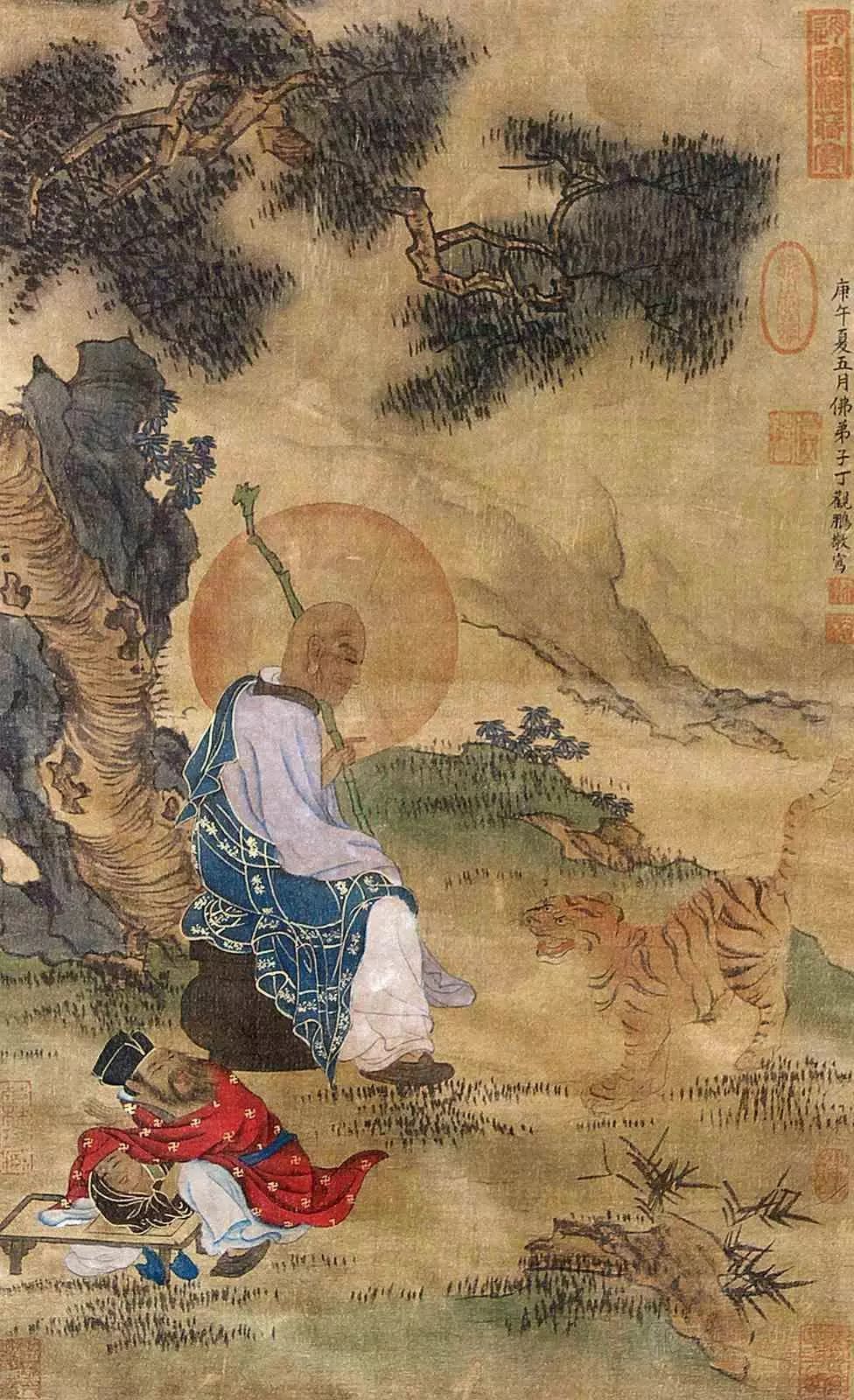 清宫廷画家|丁观鹏释道人物作品合辑(80幅)