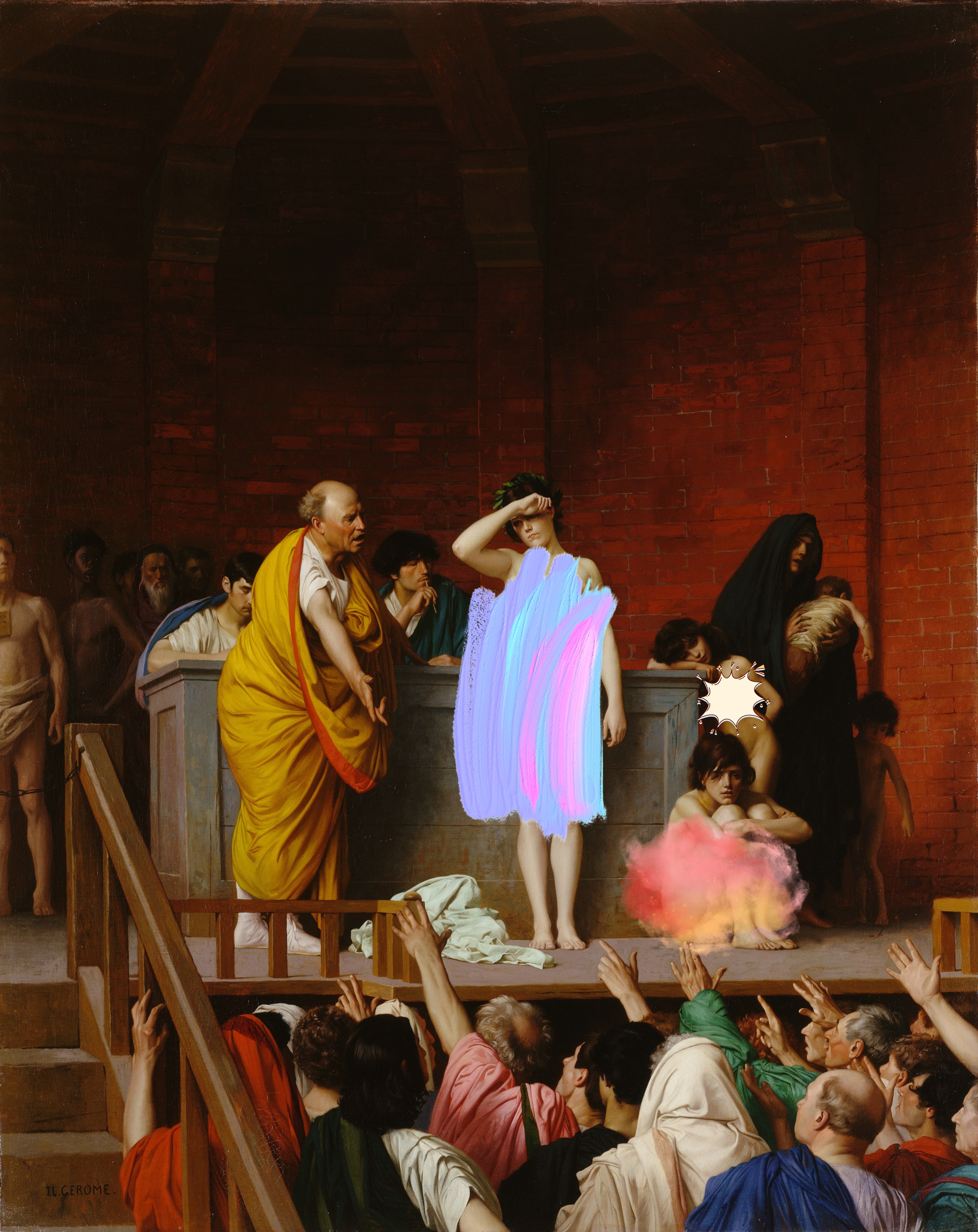 世界名画《拍卖奴隶》,最残忍的莫过于"根据真实故事改编"