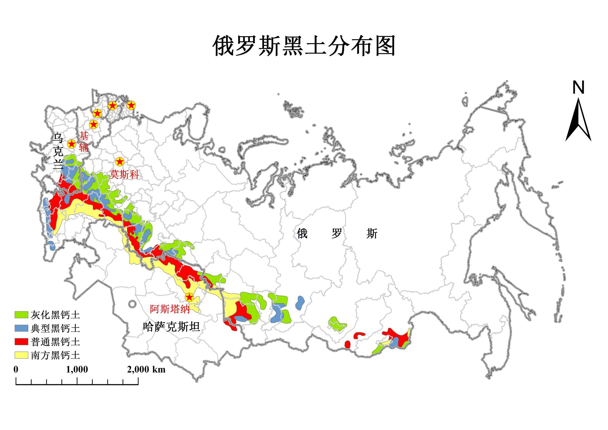 俄罗斯经济作物分布图图片