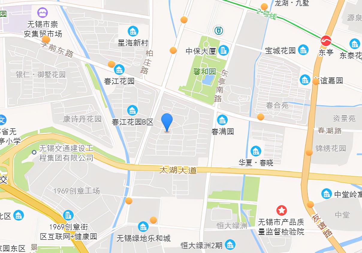 春江花园地图图片