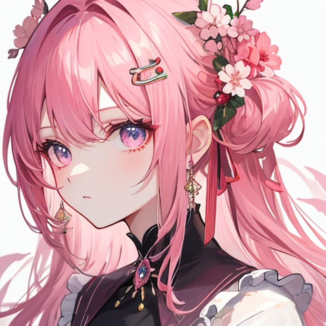 [嘿哈]ai生成动漫美女头像,直接下载可用[火焰]  [赞同]使用软件:触站