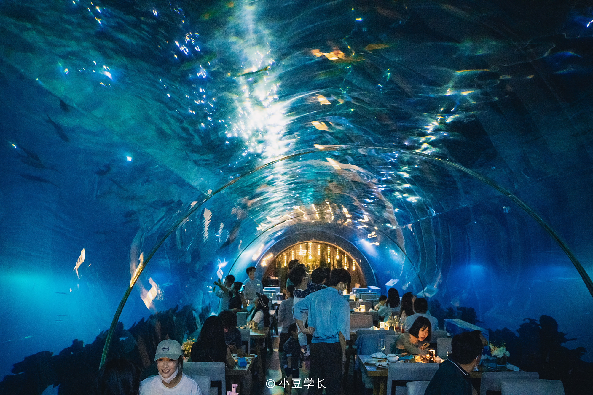 三亚住宿选哪儿?海棠湾天房洲际酒店,海底餐厅梦幻至极