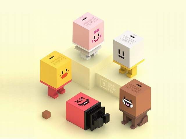 像素化风格,mfish黑鱼干电人20w充电器打造不一样的迷你充