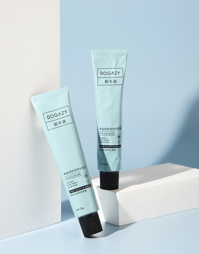 柏卡姿角鲨烷面膜,"轻食"肌肤,温和呵护