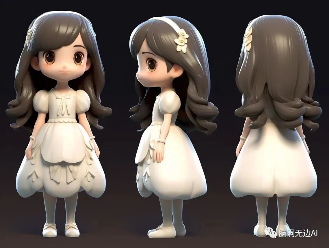 人物原画三视图,设定没灵感?来试试脑洞无边ai
