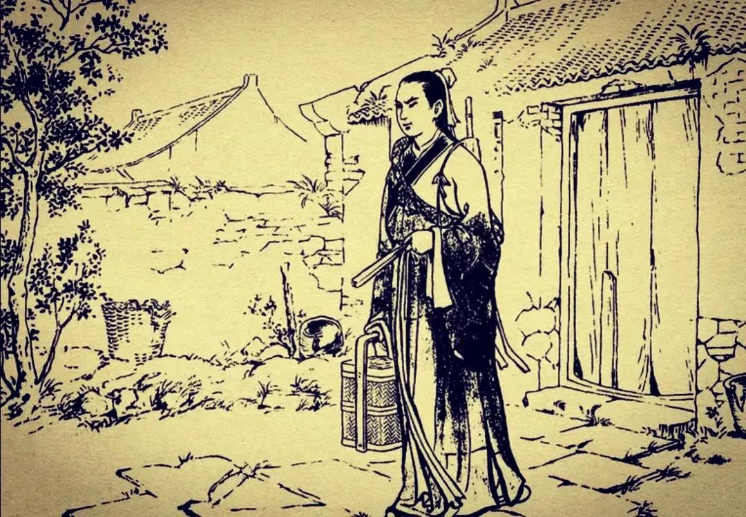 民间故事:书生看见男子卖老婆,仗义相助,无意间让自己逃过一劫