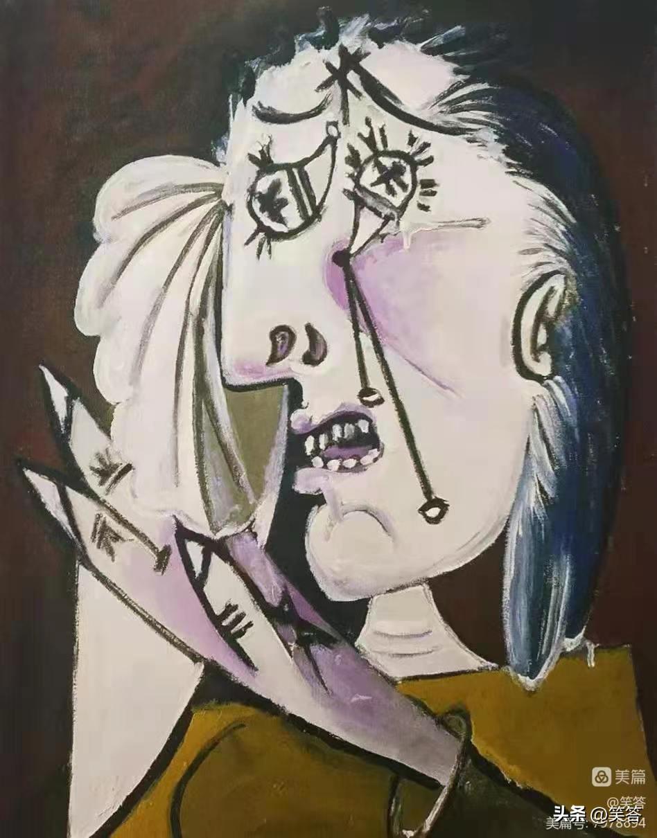 毕加索,哭泣的女人