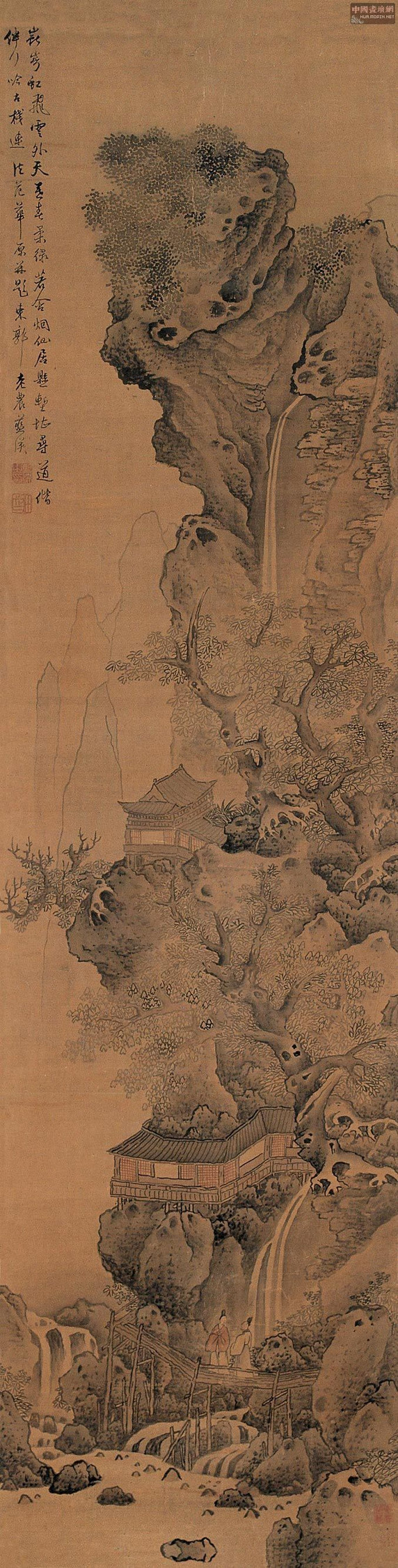 50幅明代名家山水画︱蓝瑛作品