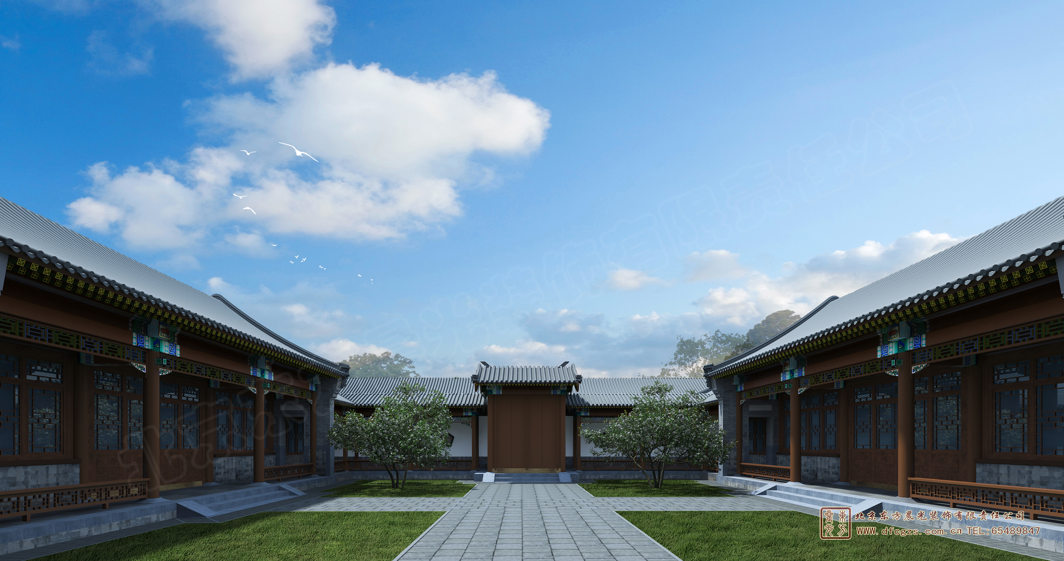 河北保定二进四合院设计·施工项目