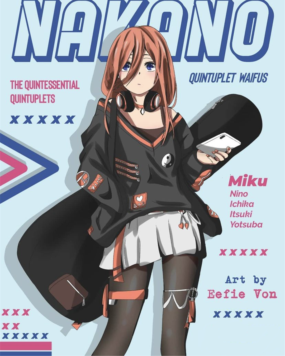 当喜欢的动漫女主角上了二次元杂志封面,二次元也有时尚流行元素