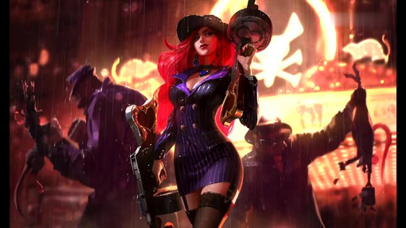 赏金猎人厄运小姐全皮肤展示lol英雄联盟