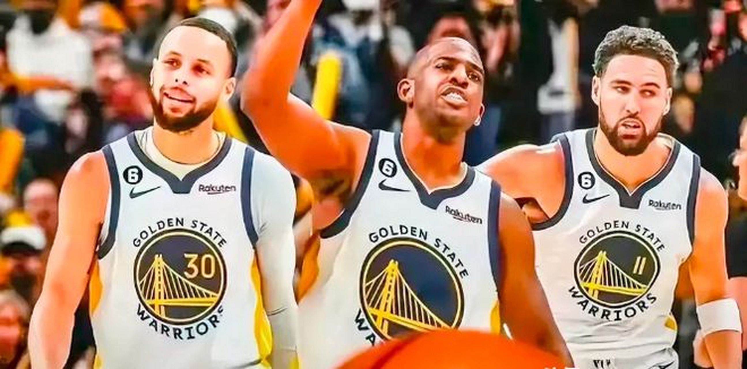 nba勇士队新援后卫球星克里斯·保罗接受采访公开表示:"我来这里是