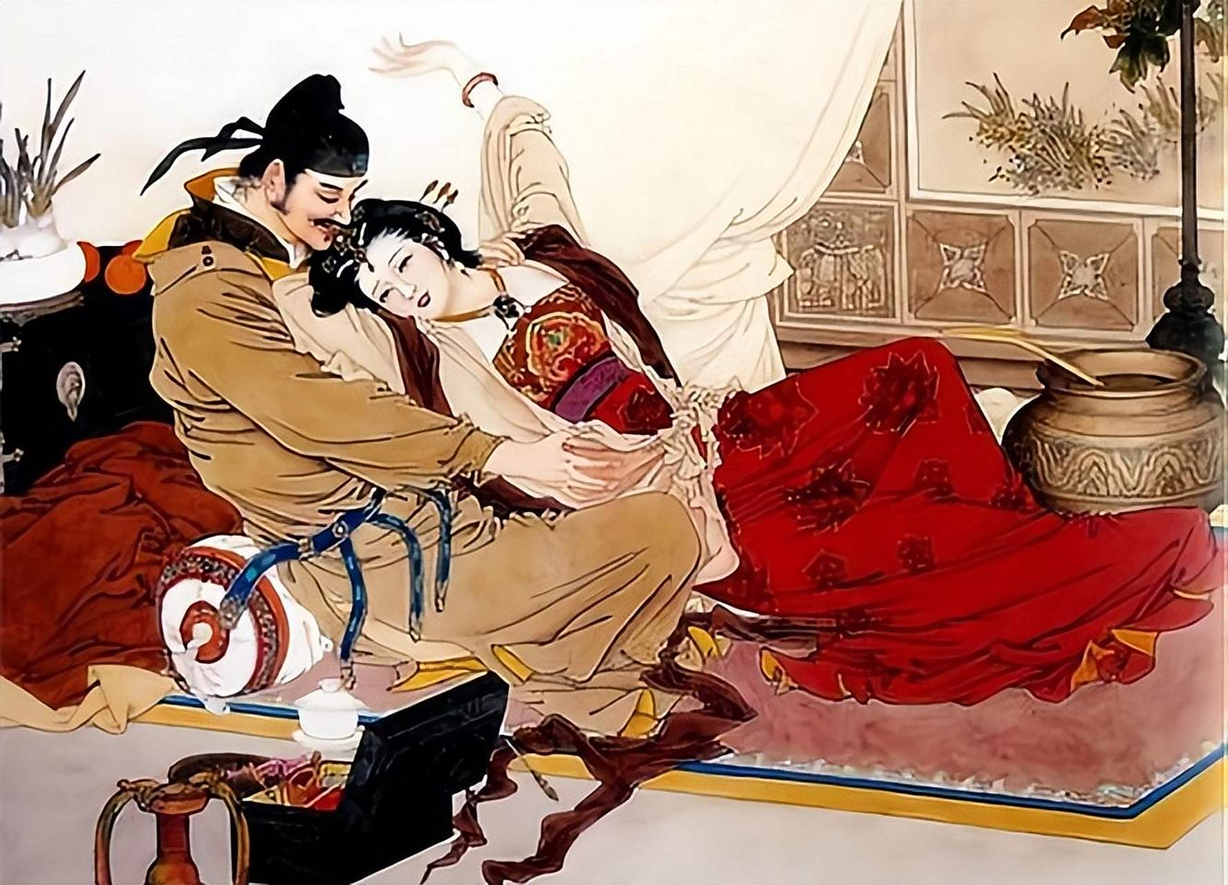 自开元28年,李隆基宠幸杨玉环以来,每年他们两人都会来骊山一次,这