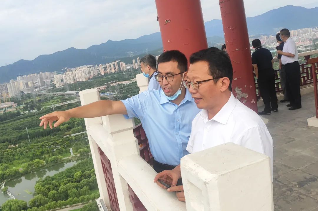 市水务局党组书记,局长潘安君就永定河生态补水成效情况赴石景山区